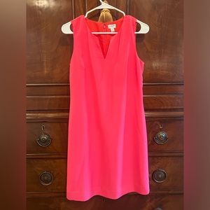 Pink j crew dress size 2 worn once
